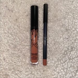 Kylie Cosmetics Dirty Peach Matte Lipkit